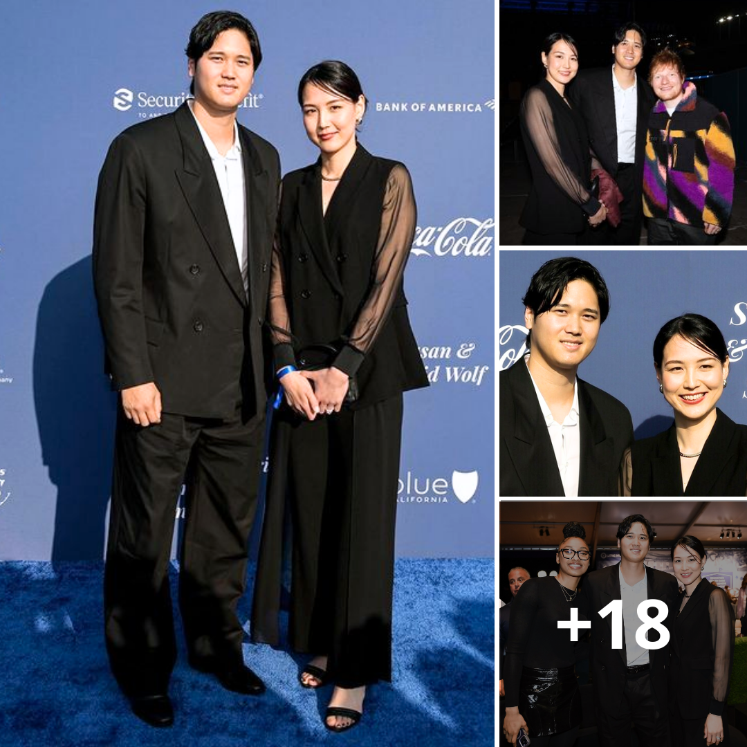 Power Couple Style: Ohtani And Tanaka Shine At Dodgers Gala