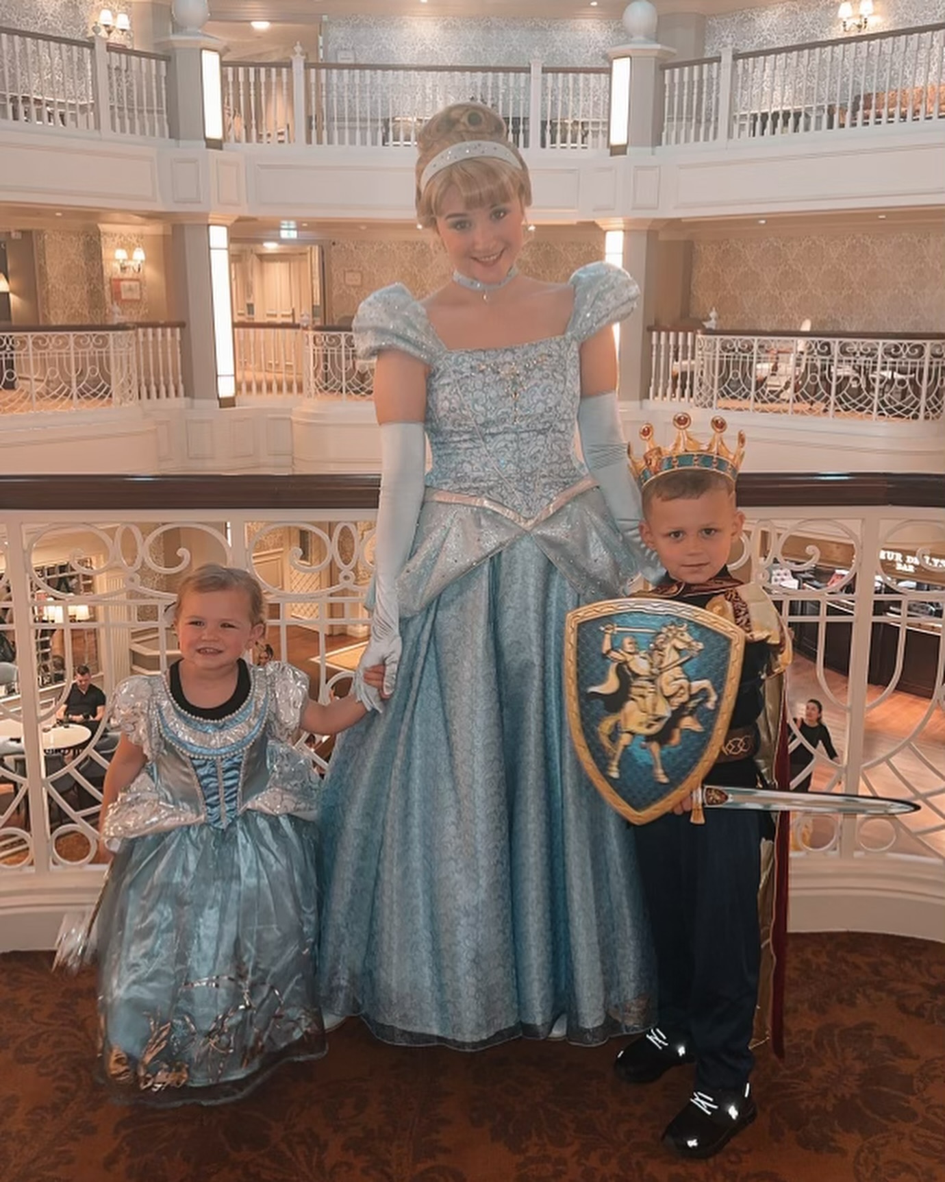 Phil Foden turned his wife and children into a royal family at Disneyland Paris