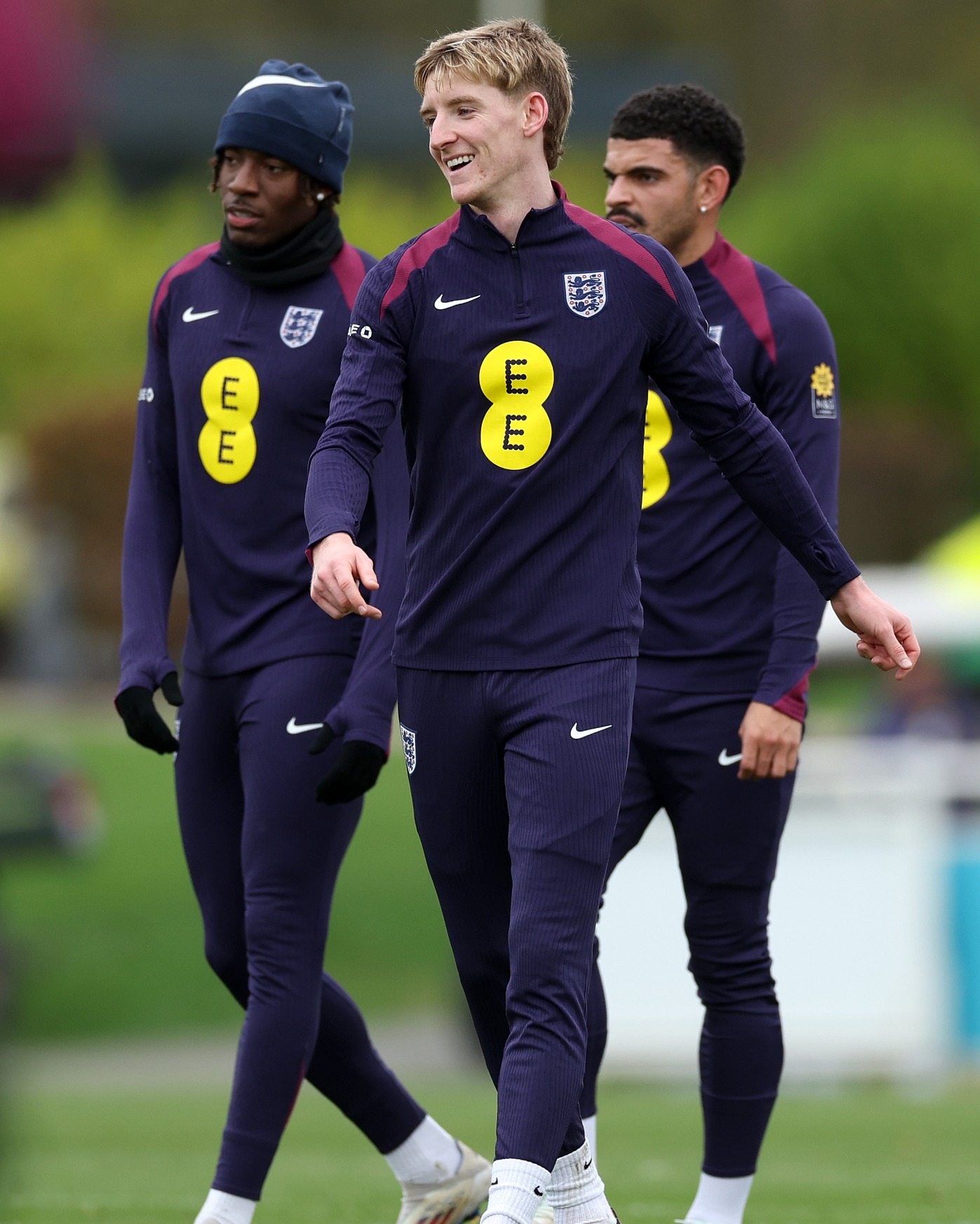 Alexander Trent Arnold couldn't join the national team due to injury, while Curtis Jones is eagerly training