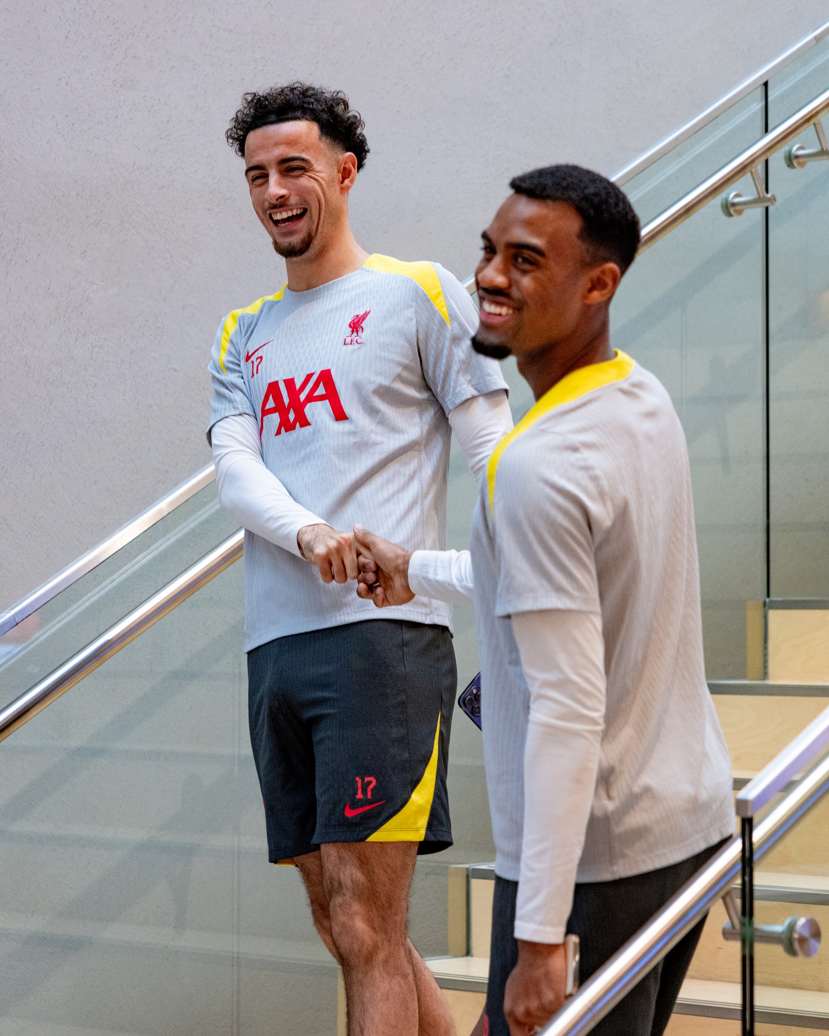 CURIOUS: Alexander Arnold, Nunez, and Macca created a meme as all three of them looked excited with wide-eyed expressions, leading many fans to speculate about the new contracts of the captain and King Salah