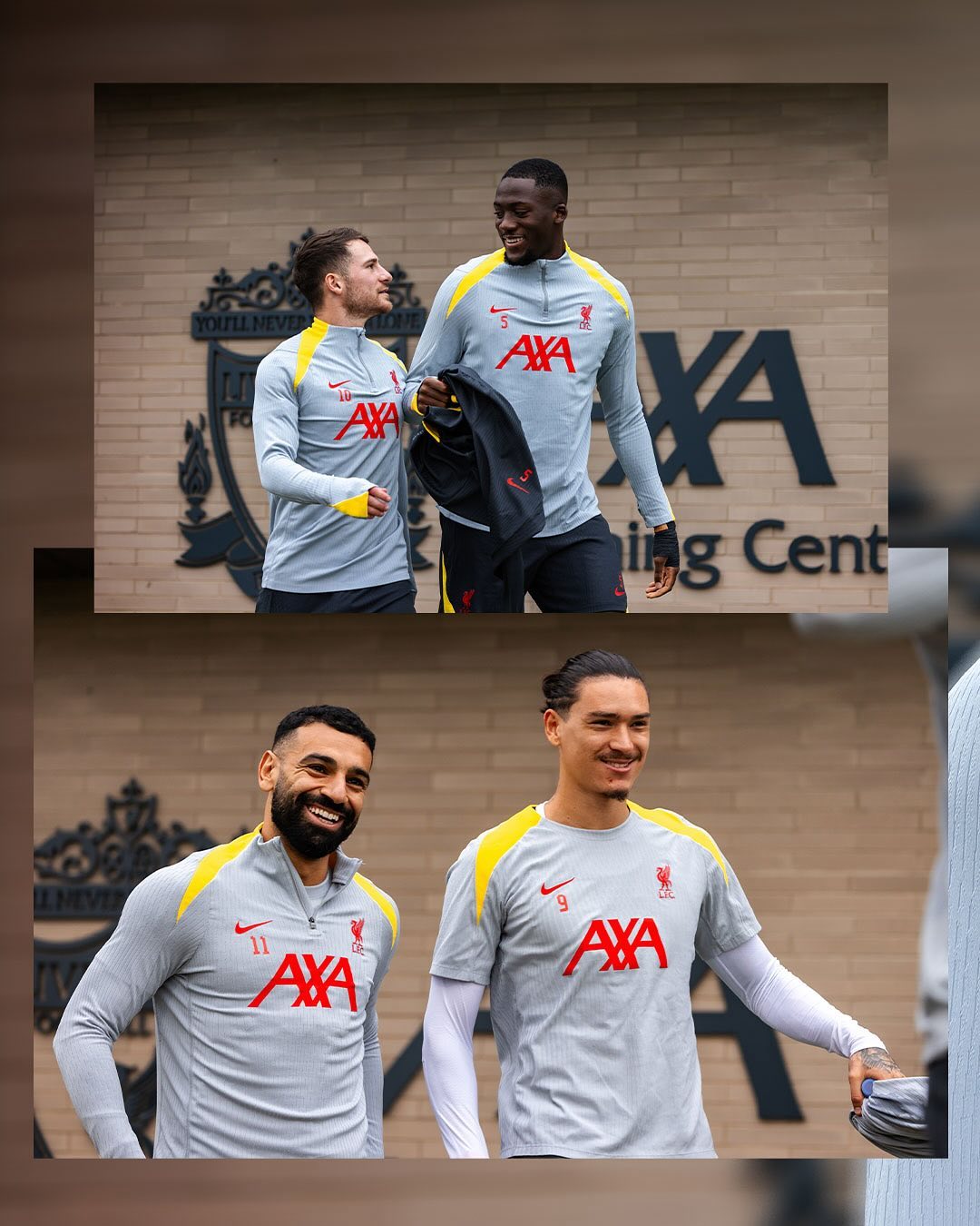 CURIOUS: Alexander Arnold, Nunez, and Macca created a meme as all three of them looked excited with wide-eyed expressions, leading many fans to speculate about the new contracts of the captain and King Salah